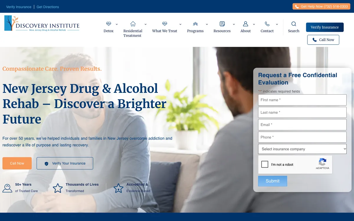 Discovery Institute website homepage