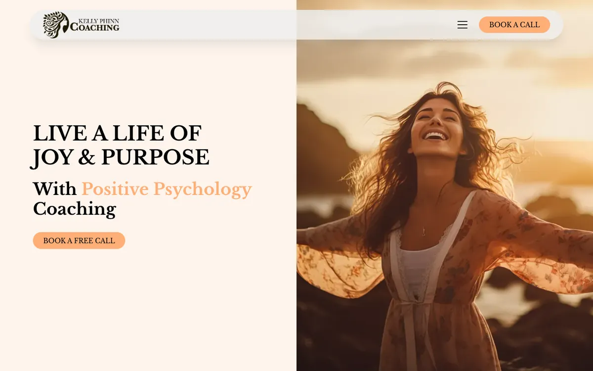 Kelly Phinn website homepage